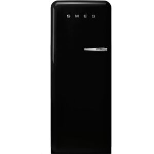 Smeg FAB28LBL5UK 60cm Retro Refrigerator Left Hand Hinge - BLACK