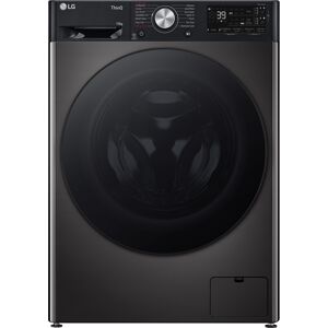 LG F4Y710BBTA1 10kg Autodose Steam Washing Machine - BLACK STEEL