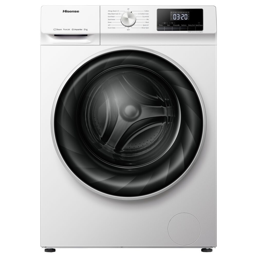 Hisense WFQY801418VJM 8kg Washing Machine 1400rpm - WHITE