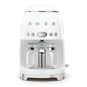Smeg DCF02WHUK Freestanding Retro Drip Filter Coffee Machine - WHITE
