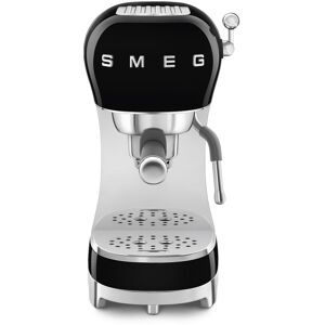 Smeg ECF02BLUK Freestanding Retro Espresso Coffee Machine - BLACK