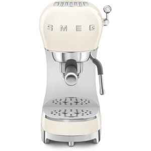 Smeg ECF02CRUK Freestanding Retro Espresso Coffee Machine - CREAM