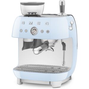 Smeg EGF03PBUK Freestanding Retro Espresso Coffee Machine With Grinder - PASTEL BLUE