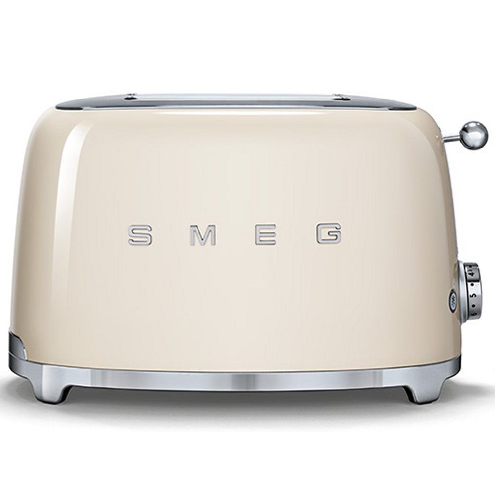 Smeg TSF01CRUK Retro 2 Slice Toaster - CREAM