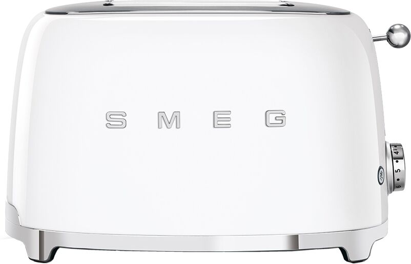 Smeg TSF01WHUK Retro 2 Slice Toaster - WHITE