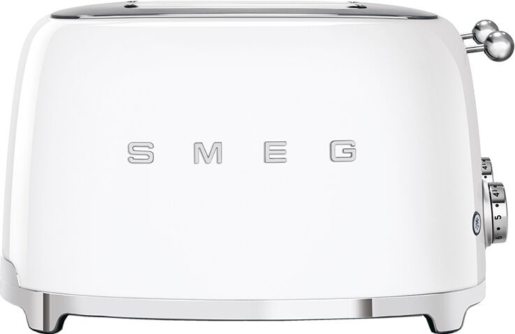 Smeg TSF03WHUK Retro 4 Slice Toaster - WHITE