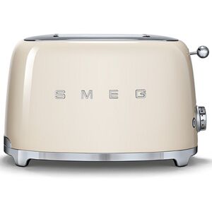 Smeg TSF01CRUK Retro 2 Slice Toaster - CREAM