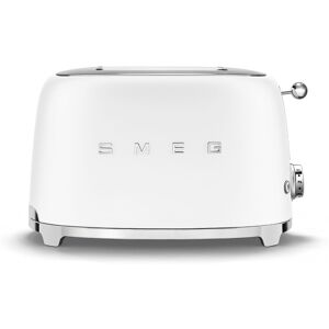 Smeg TSF01WHMUK Retro 2 Slice Toaster - MATT WHITE