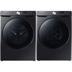 Samsung WF18T8000GV DV16T8520BV Commercial 18kg Washing Machine and 16kg Tumble Dryer Pack - BLACK