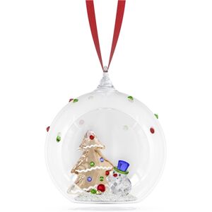 Swarovski Christmas Tree & Snowman Ball Ornament Swarovski Christmas Tree & Snowman Ball Ornament