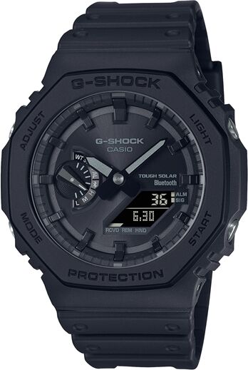 Casio G-Shock GA-B2100-1A1ER All Black Bluetooth Solar Combination Watch