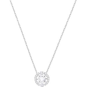 Swarovski Dancing Crystal Silver Necklace - Adjustable Swarovski Dancing Crystal Silver Necklace - Adjustable