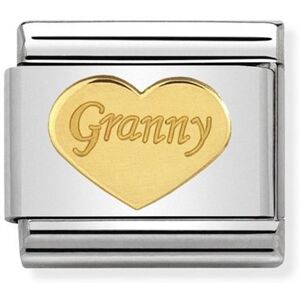 Nomination Gold Granny Heart Charm Nomination Gold Granny Heart Charm