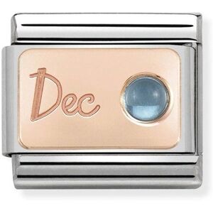 Nomination Rose Gold December Blue Topaz Charm Nomination Rose Gold December Blue Topaz Charm
