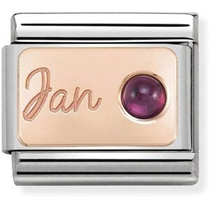 Nomination Rose Gold January Garnet Charm Nomination Rose Gold January Garnet Charm