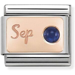 Nomination Rose Gold September Sapphire Charm Nomination Rose Gold September Sapphire Charm