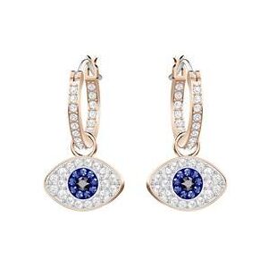 Swarovski Duo Evil Eye Hoop Earrings Swarovski Duo Evil Eye Hoop Earrings