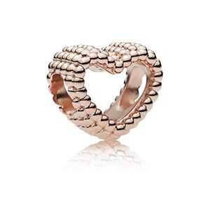 Pandora Rose Gold Beaded Heart Charm Pandora Rose Gold Beaded Heart Charm