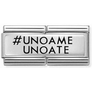 Nomination Silvershine Double Uno A Me Uno A Te Charm Nomination Silvershine Double Uno A Me Uno A Te Charm