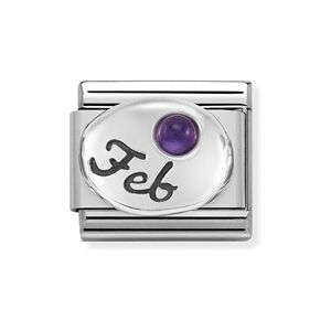 Nomination February Amethyst Birthstone Charm Nomination February Amethyst Birthstone Charm