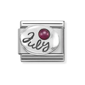 Nomination July Ruby Stone Birthstone Charm Nomination July Ruby Stone Birthstone Charm