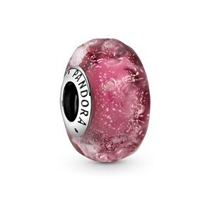 Pandora Wavy Pink Murano Glass Charm Pandora Wavy Pink Murano Glass Charm