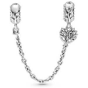 Pandora Heart Family Tree Safety Chain Charm Pandora Heart Family Tree Safety Chain Charm