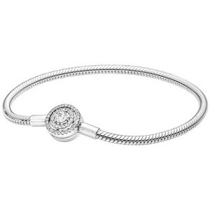 Pandora Moments Halo Snake Chain Bracelet - 18cm Pandora Moments Halo Snake Chain Bracelet - 18cm