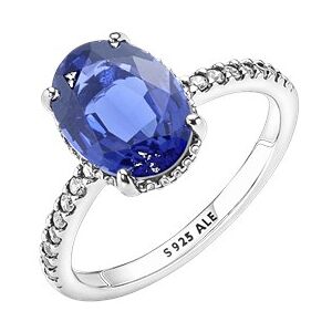 Pandora Sparkling Statement Blue Halo Ring - Ring Size 52 Pandora Sparkling Statement Blue Halo Ring - Ring Size 52