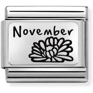 Nomination November Birth Flower Charm Nomination November Birth Flower Charm
