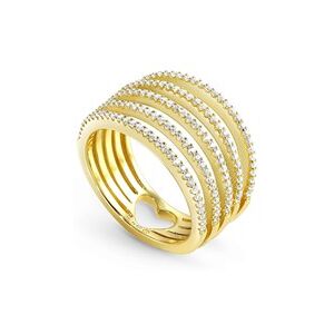 Nomination Lovelight Gold Heart Ring Size 54 - Ring Size 54 Nomination Lovelight Gold Heart Ring Size 54 - Ring Size 54