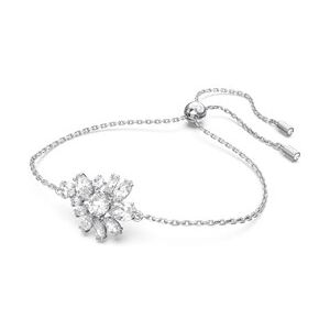 Swarovski Gema Silver Flower Pull Bracelet - Adjustable Swarovski Gema Silver Flower Pull Bracelet - Adjustable