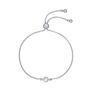 Ted Baker Silver Crystal Pull Chain Bracelet - 20cm Ted Baker Silver Crystal Pull Chain Bracelet - 20cm