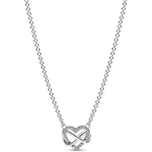 Pandora Sparkling Infinity Heart Necklace Pandora Sparkling Infinity Heart Necklace