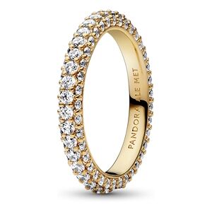 Pandora Gold Sparkling Band Ring - 54 Ring Pandora Gold Sparkling Band Ring - 54 Ring