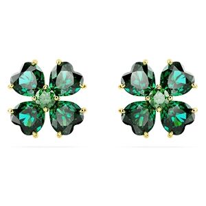 Swarovski Idillia Clover Green Stud Earrings - Gold Swarovski Idillia Clover Green Stud Earrings - Gold