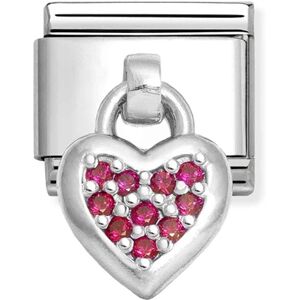 Nomination Red Heart Dangle Charm Nomination Red Heart Dangle Charm