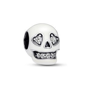 Pandora Glow-in-the-dark Sparkling Skull Charm - Silver Pandora Glow-in-the-dark Sparkling Skull Charm - Silver