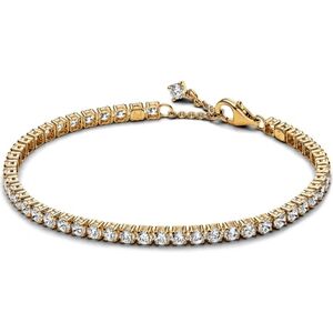 Pandora Gold Sparkling Tennis Bracelet - 18cm Pandora Gold Sparkling Tennis Bracelet - 18cm