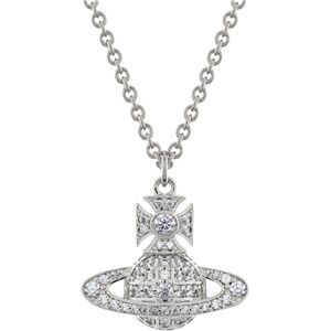 Vivienne Westwood Carmela Bas Relief Silver Tone Necklace - Silver Vivienne Westwood Carmela Bas Relief Silver Tone Necklace - Silver