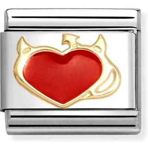 Nomination Devil Heart Charm Nomination Devil Heart Charm