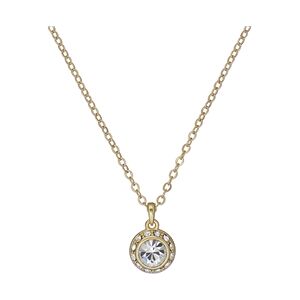 Ted Baker Soltell Gold Solitaire Sparkle Halo Necklace - 49cm Ted Baker Soltell Gold Solitaire Sparkle Halo Necklace - 49cm