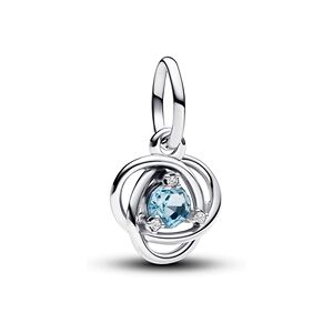 Pandora March Birthstone Eternity Circle Dangle Charm Pandora March Birthstone Eternity Circle Dangle Charm