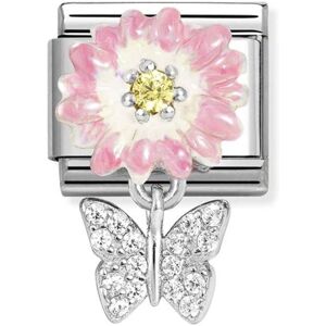Nomination Pink Daisy With Butterfly Charm Nomination Pink Daisy With Butterfly Charm