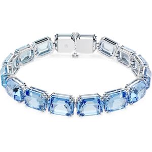 Swarovski Millenia Rhodium Plated Blue Octagon Cut Crystal Bracelet Swarovski Millenia Rhodium Plated Blue Octagon Cut Crystal Bracelet