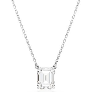 Swarovski Stilla Rhodium Plated Octagon Cut Crystal Pendant Swarovski Stilla Rhodium Plated Octagon Cut Crystal Pendant
