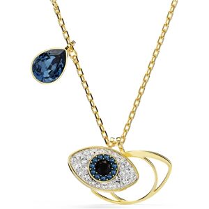 Swarovski Symbolica Gold Blue Crystal Evil Eye Pendant Necklace Swarovski Symbolica Gold Blue Crystal Evil Eye Pendant Necklace