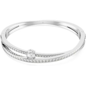 Swarovski Hyperbola Rhodium Plated Mixed Cuts Crystal Bangle Swarovski Hyperbola Rhodium Plated Mixed Cuts Crystal Bangle