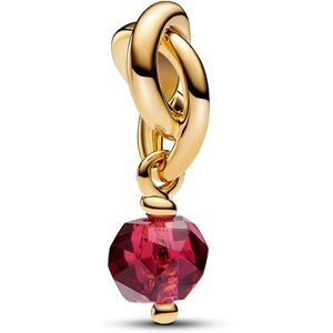 Pandora Gold July Eternity Circle Dangle Charm Pandora Gold July Eternity Circle Dangle Charm