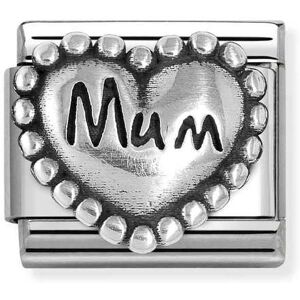 Nomination Heart with Dots Mum Charm Nomination Heart with Dots Mum Charm
